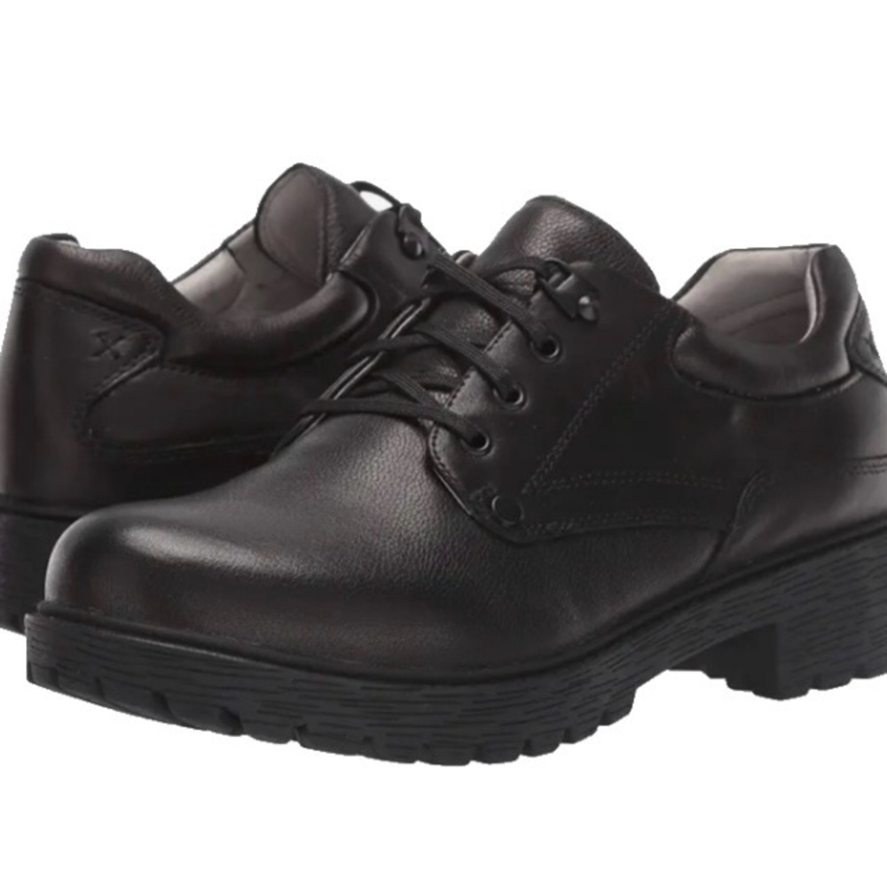 Final day! SALE!  Women's Black Leather alegria Lace-Up oxfords 41 9.5-10